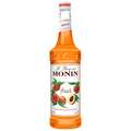 Monin Monin Peach Syrup 750mL Bottle, PK12 M-AR036A